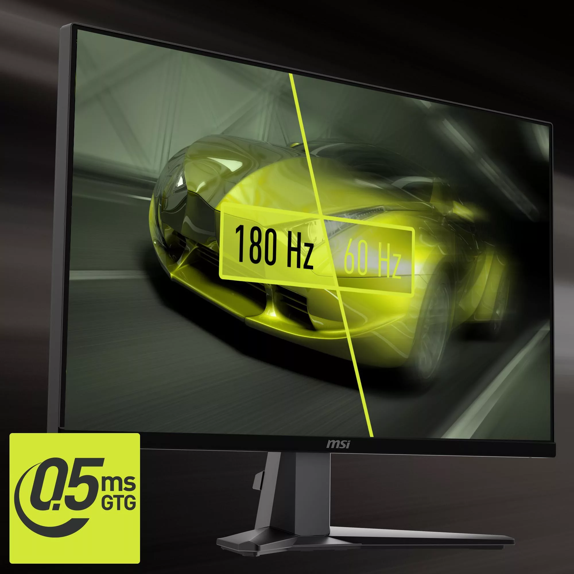 مانیتور گیمینگ 27 اینچ ام اس آی مدل MAG 275QF، رزولوشن WQHD، پنل Rapid IPS، نرخ بروزرسانی 180 هرتز، با نسبت تصویر 16:9، دارای پورت HDMI و DisplayPort و خروجی هدفون