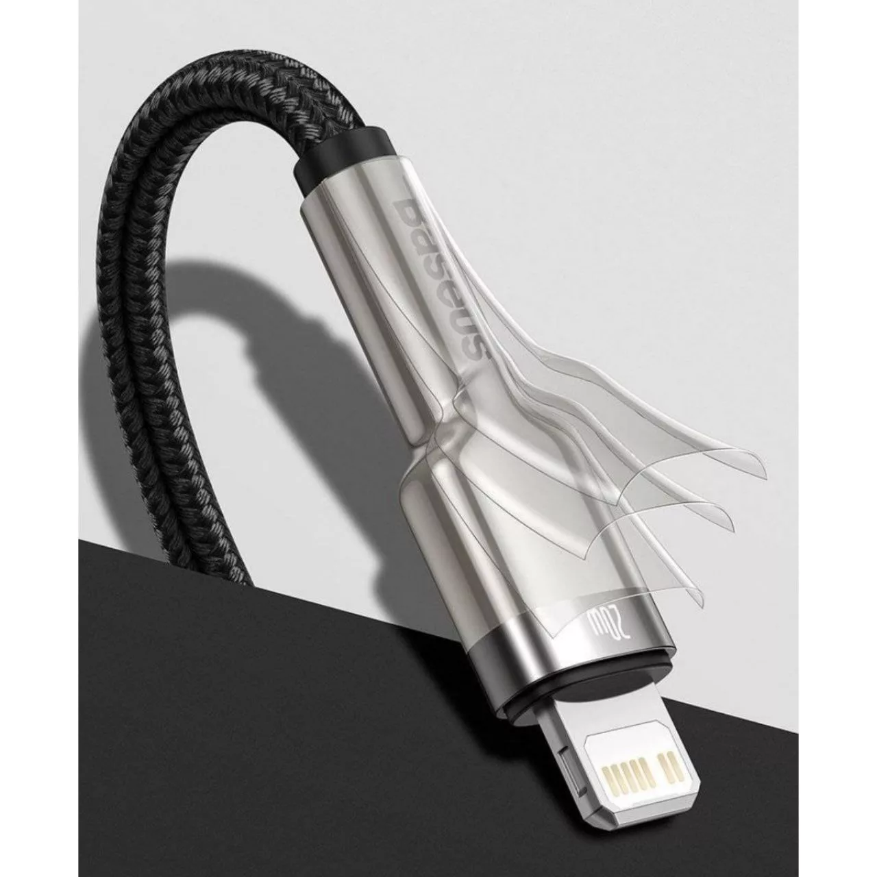 کابل تبدیل USB-C به لایتنینگ باسئوس مدل CATLJK 20W طول 2 متر
