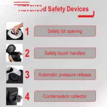 زودپز برقی 6 لیتری تفال مدل Cook4me+ CY851840