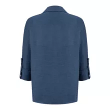 ست شومیز و شلوار رسمی زنانه السانا مدل 205705 رنگ آبی کاربنی