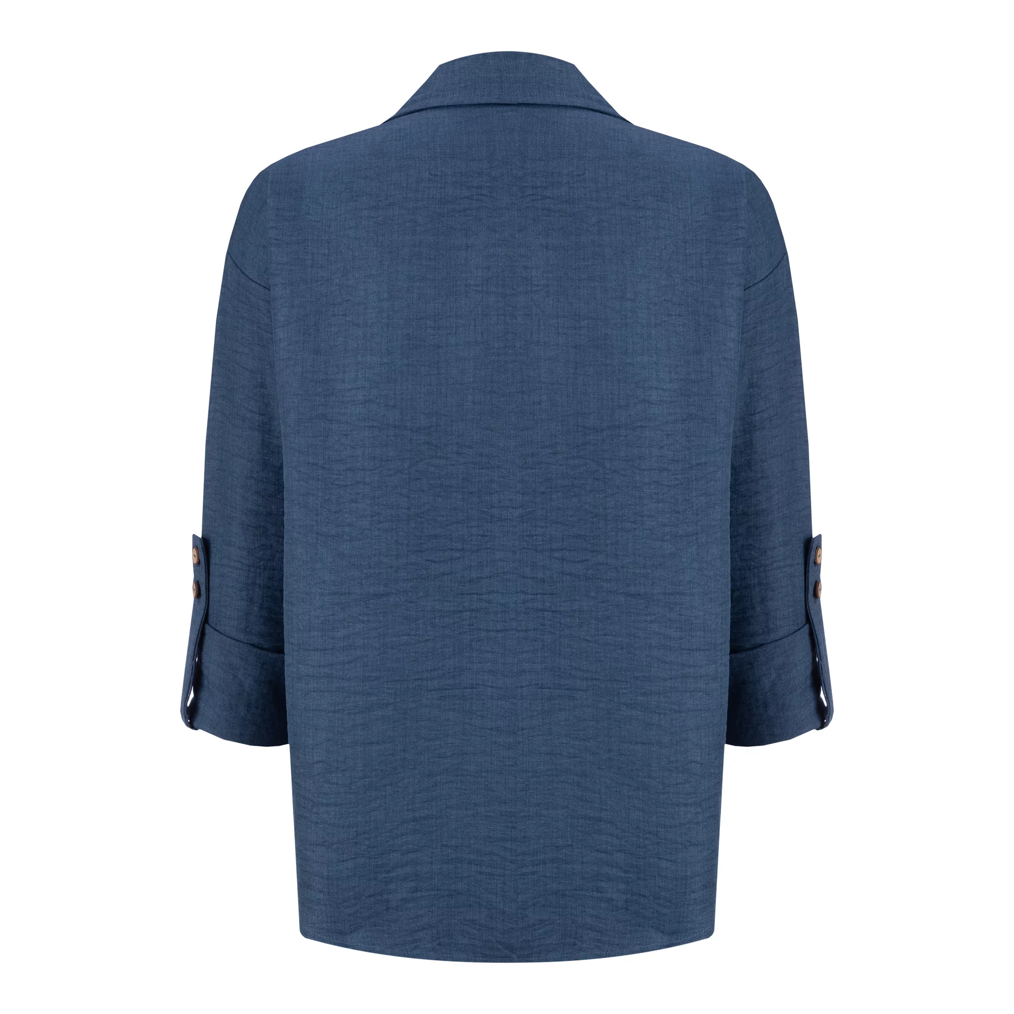 ست شومیز و شلوار رسمی زنانه السانا مدل 205705 رنگ آبی کاربنی