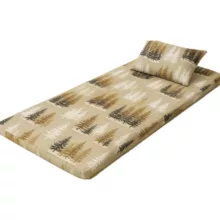 ملحفه تشک مهمان مدل کاج یکنفره سایز ۹۵*۱۹۰ سانتی متر به همراه روبالشی