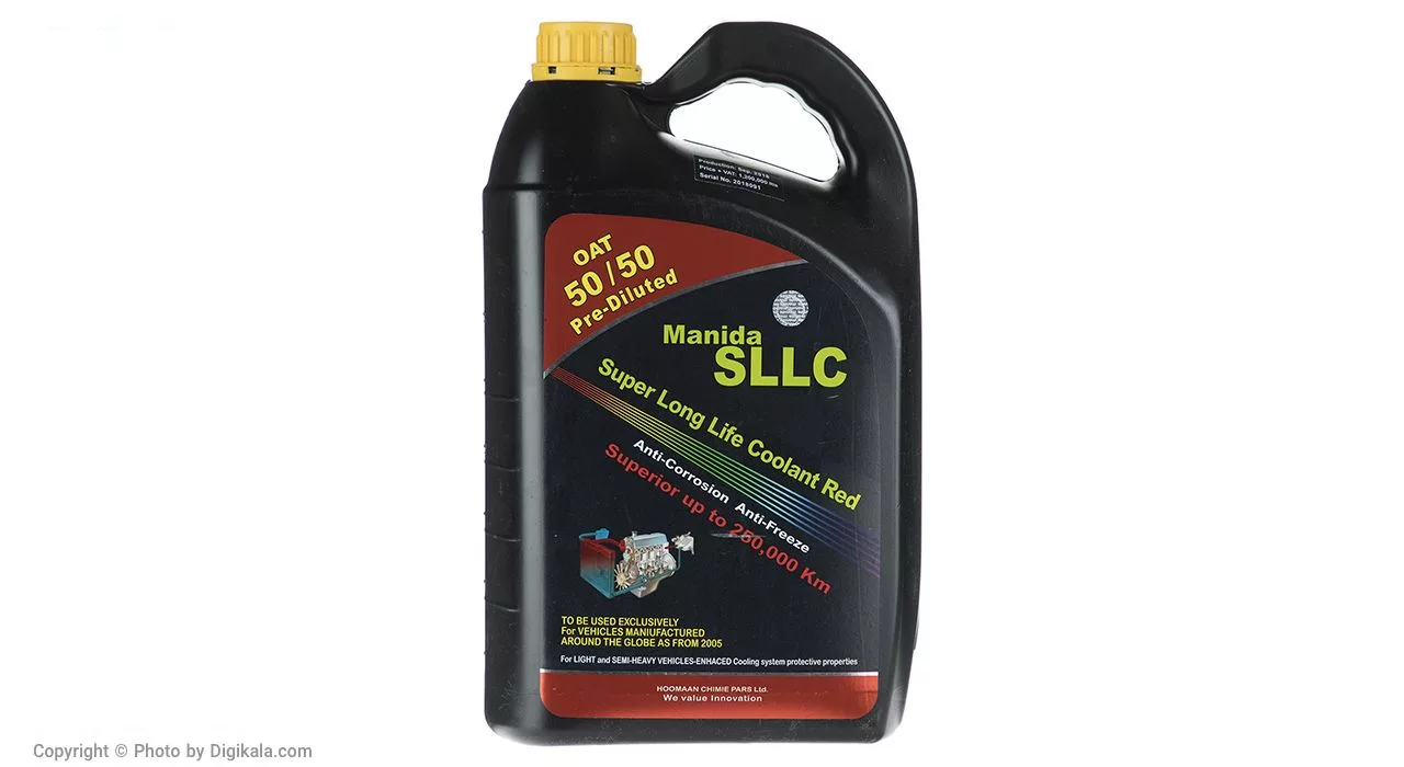 ضدیخ خودرو مانیدا مدل SLLC حجم 3.75 لیتر