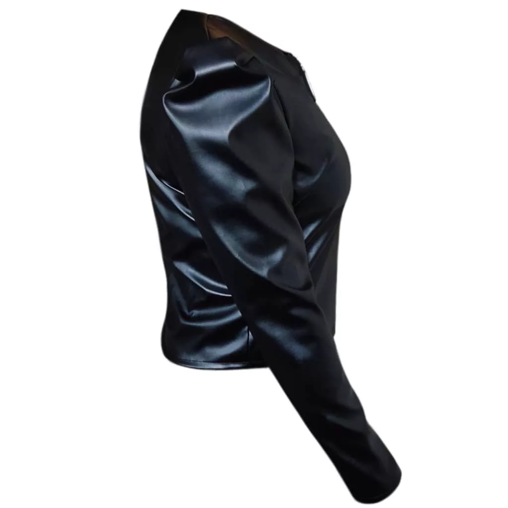 کت چرم زنانه مدل a