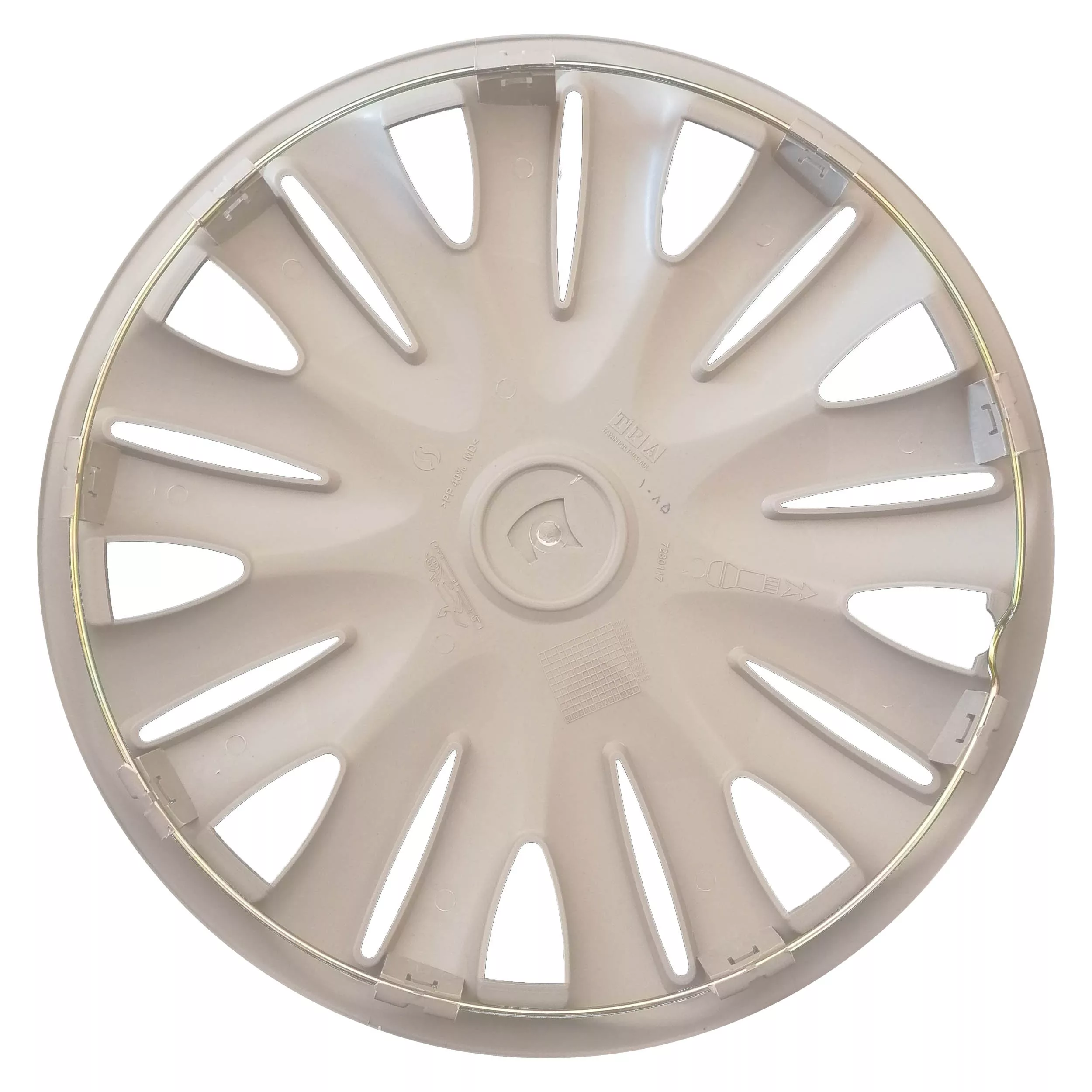 قالپاق چرخ تی پی ای مدل TPA-S4Q سایز 15 اینچ مناسب برای سمند بسته 4 عددی