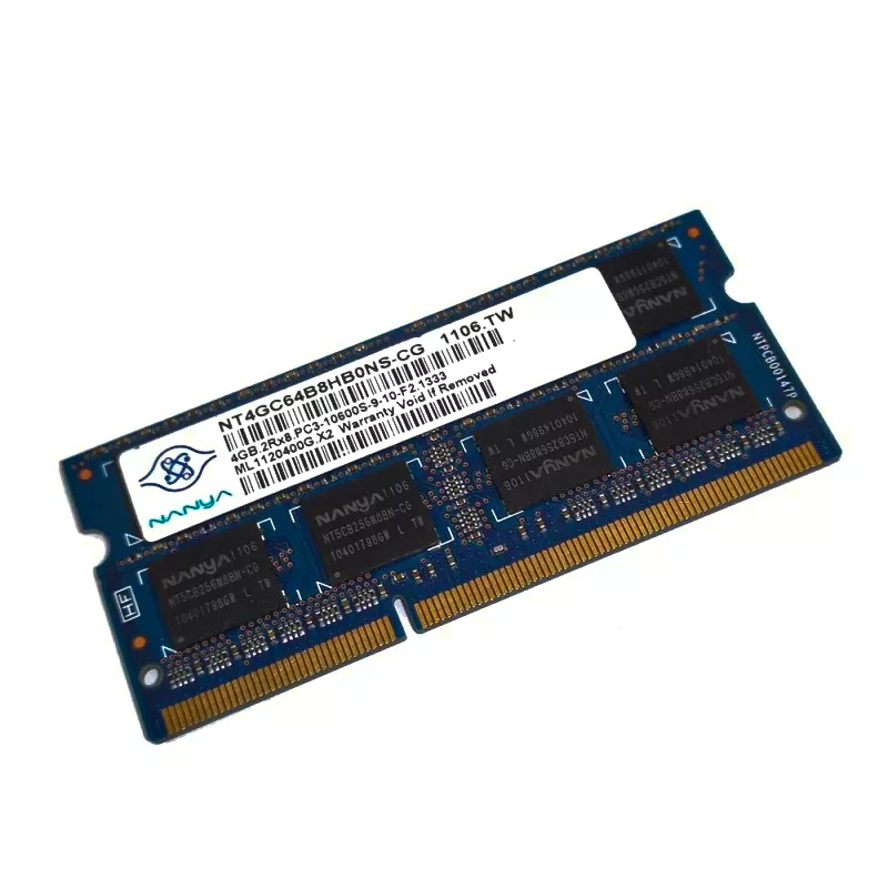 رم لپ‌تاپ DDR3 تک کاناله 1333 مگاهرتز CL9 نانیا مدل NT4GC64B8HB0NS-CG ظرفیت 4 گیگابایت