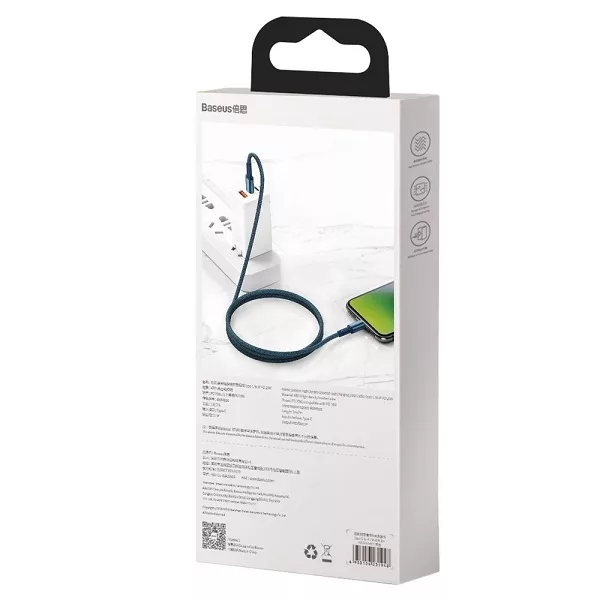 کابل تبدیل USB-C به لایتنینگ باسئوس مدل CATLGD-A01 طول 2متر