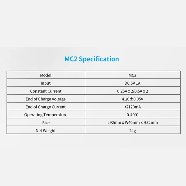 شارژر باتری اکستار مدل MC2 PLUS