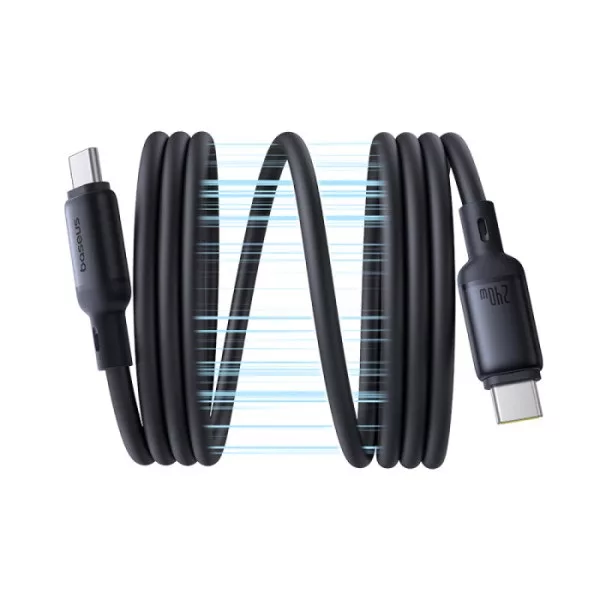 کابل USB-C بیسوس مدل PicoGo Magnetic 240W طول 1 متر