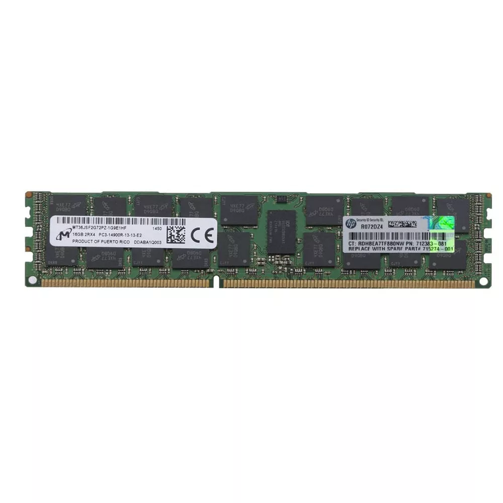 رم سرور DDR3 دو کاناله 1866 مگاهرتز اچ پی مدل 14900 ظرفیت 16 گیگابایت