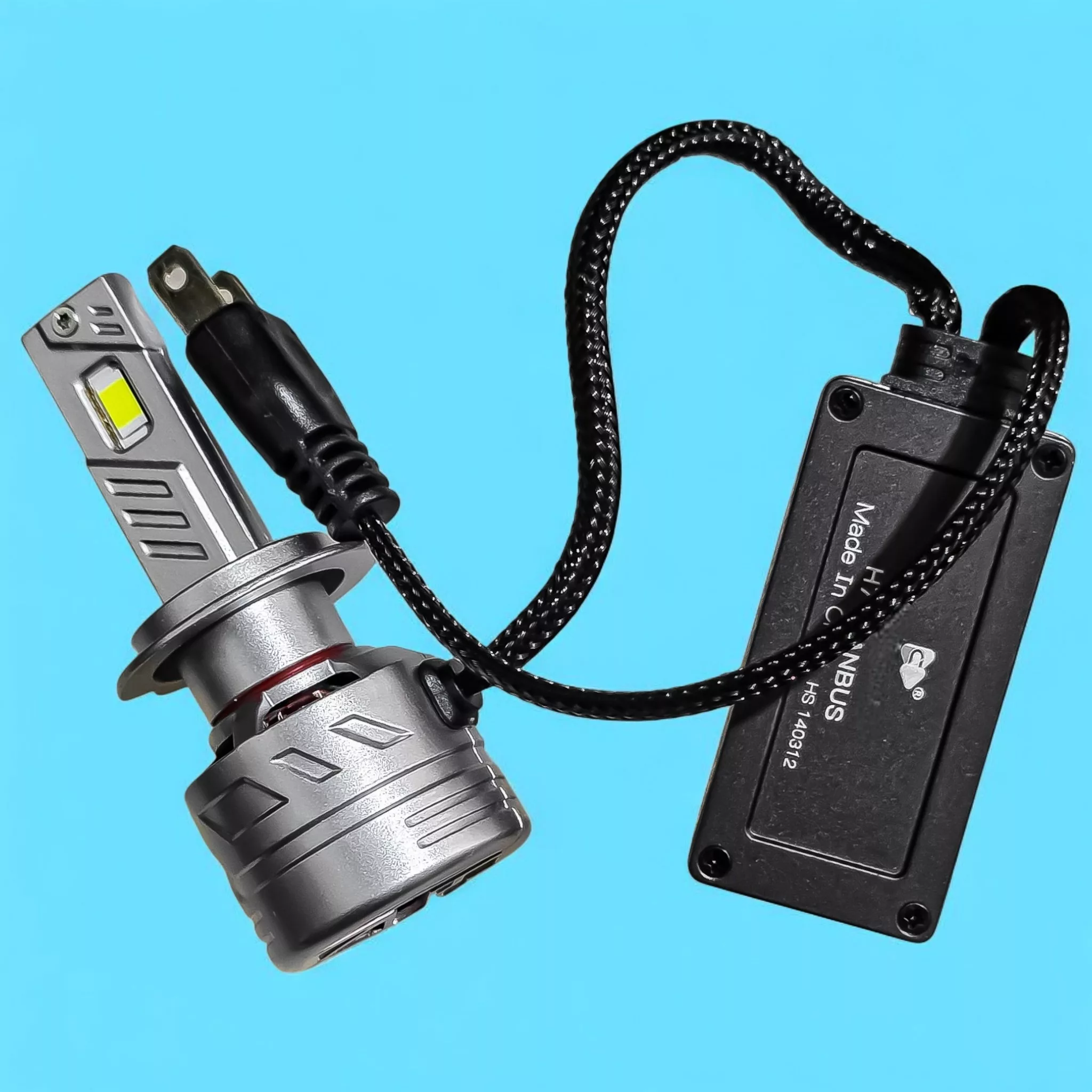 هدلایت نور پایین چراغ جلو تک حالته بست یدک مدل یخی کد CB1300 پایه H7 مناسب برای پراید 132 و 111 بسته 2 عددی