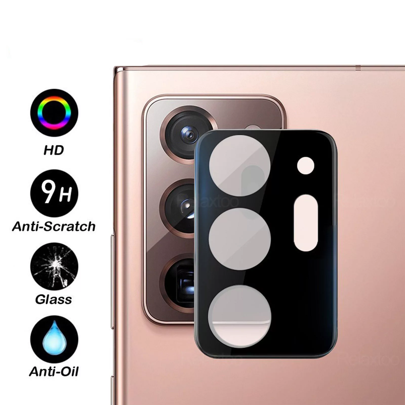 محافظ لنز دوربین بوف مدل 3DPro-G مناسب برای گوشی موبایل سامسونگ Galaxy Note 20 Ultra