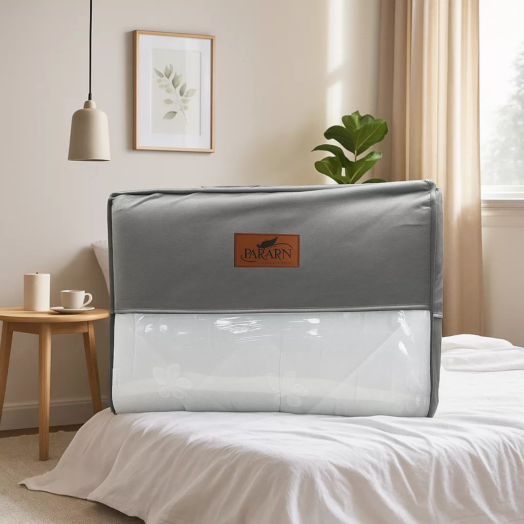 تشک مهمان پرارین مدل ساده دولایه 1 نفره سایز 95*195 سانتی متر