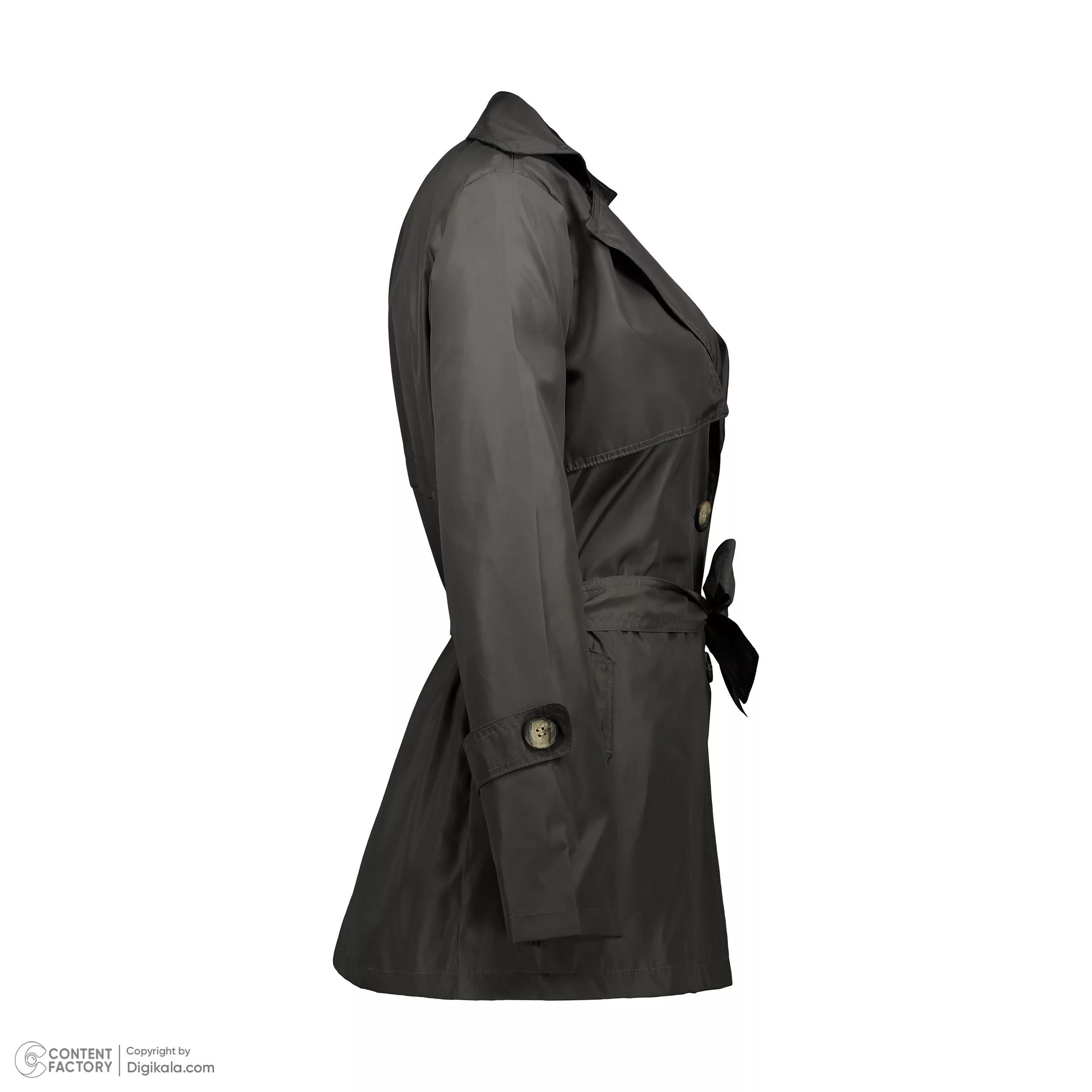 بارانی زنانه زی سا مدل 3009 رنگ قهوه ای