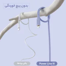 کابل تبدیل USB-C به لایتنینگ انکر مدل Powerline III Flow A8663 طول 1.8 متر