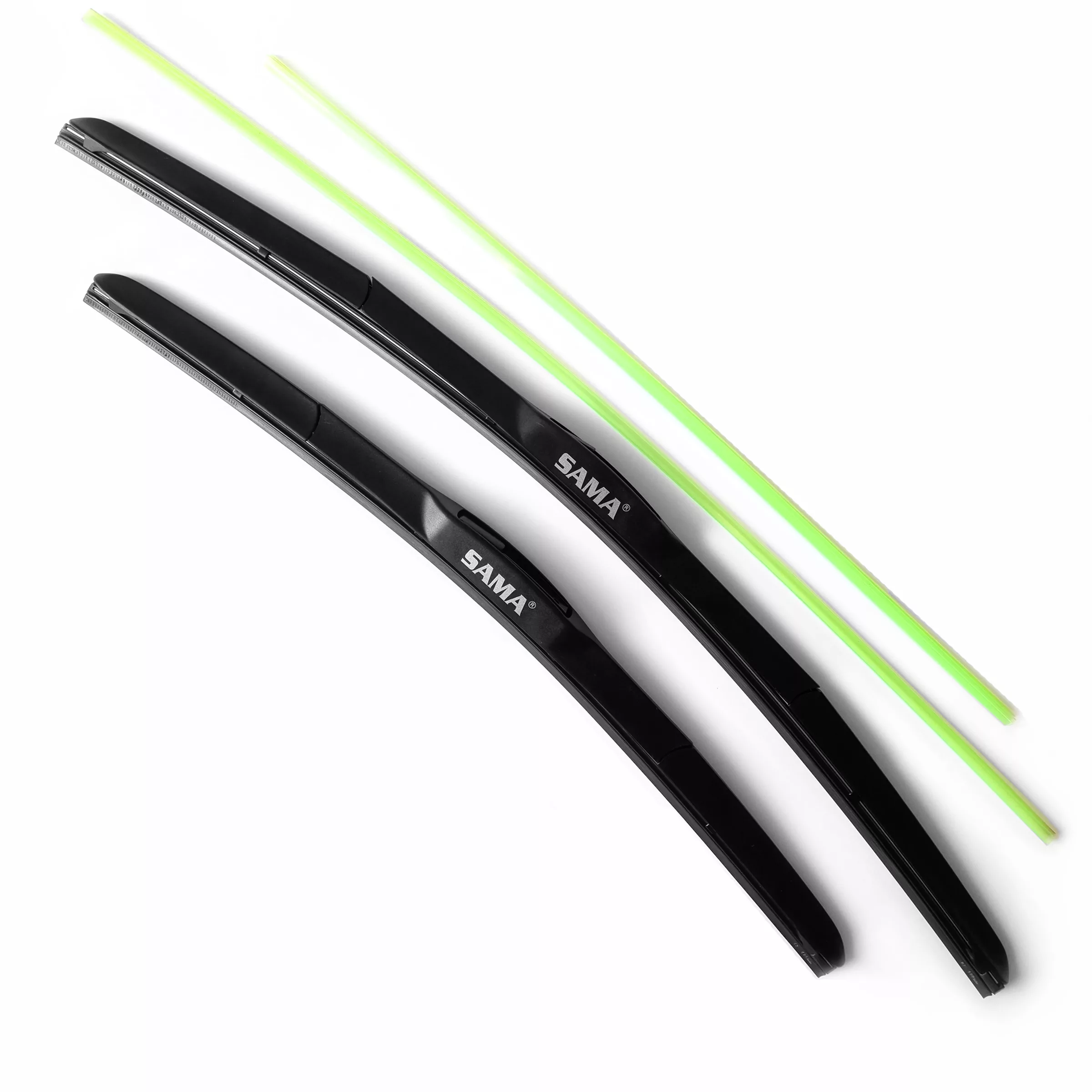 تیغه برف پاک کن ساما وایپر بلید مدل هیبرید مناسب برای لیفان ایکس 60 بسته دو عددی