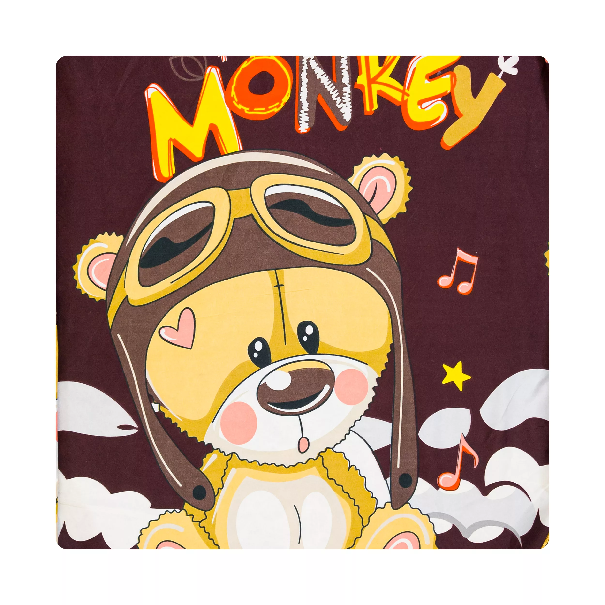 روکش لحاف مایکروفایبر آدنو مدل Little bear کد MC12 یک نفره سایز 220x160 سانتی‌متر