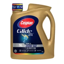 روغن موتور خودرو بنزینی کاسپین مدل SL 20W-50 Super Motor Oil حجم 4 لیتر