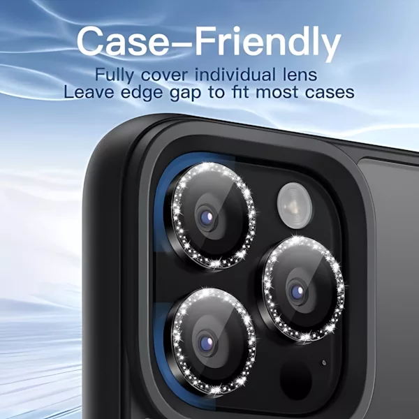 محافظ لنز دوربین چلیپا مدل Luminous مناسب برای گوشی موبایل اپل iPhone 14 Pro / 14 Pro Max