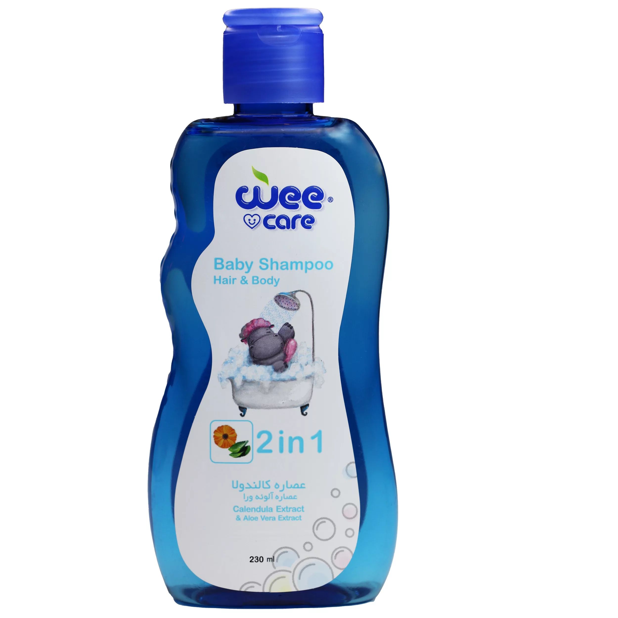 شامپو سر و بدن کودک وی کر مدل عصاره آلوئه ورا و عصاره کالندولا حجم 230 میلی لیتر بسته 6 عددی