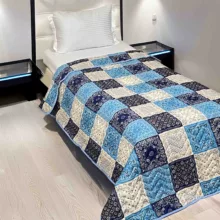 روتختی یک نفره مانیکاهوم مدل چهل تکه پلاس سایز 220×150 سانتی‌متر