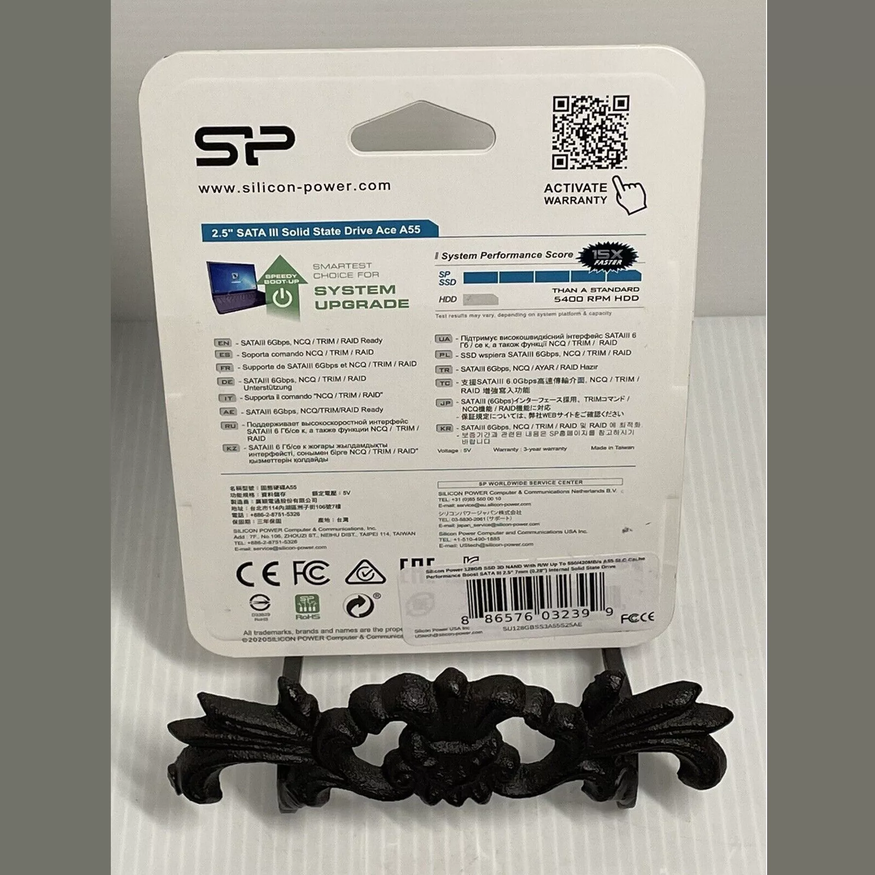 اس اس دی اینترنال SATA3.0 سیلیکون پاور مدل Ace A55 ظرفیت 128 گیگابایت