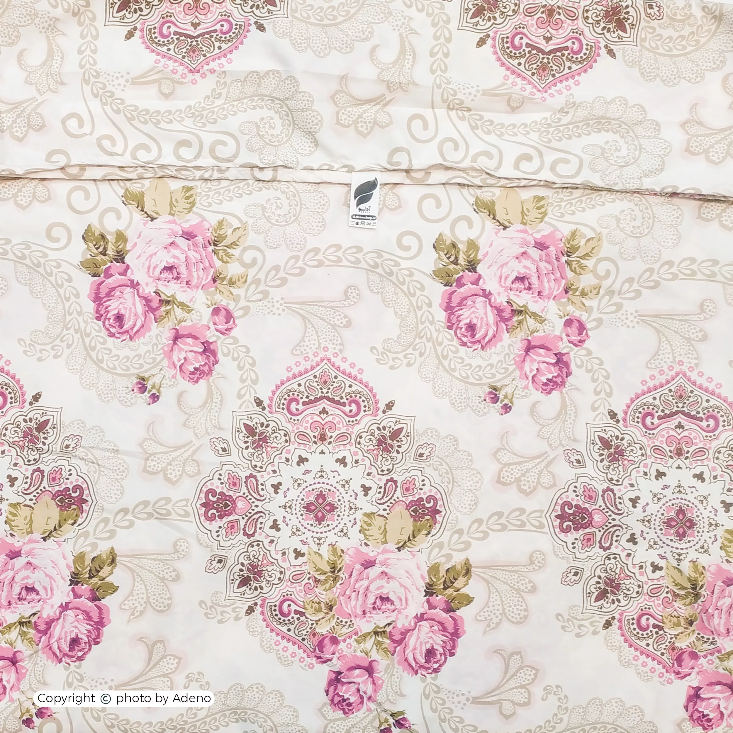 ملحفه آدنو مدل فرخنده کد CH90 دونفره سایز 180x200 سانتی متر