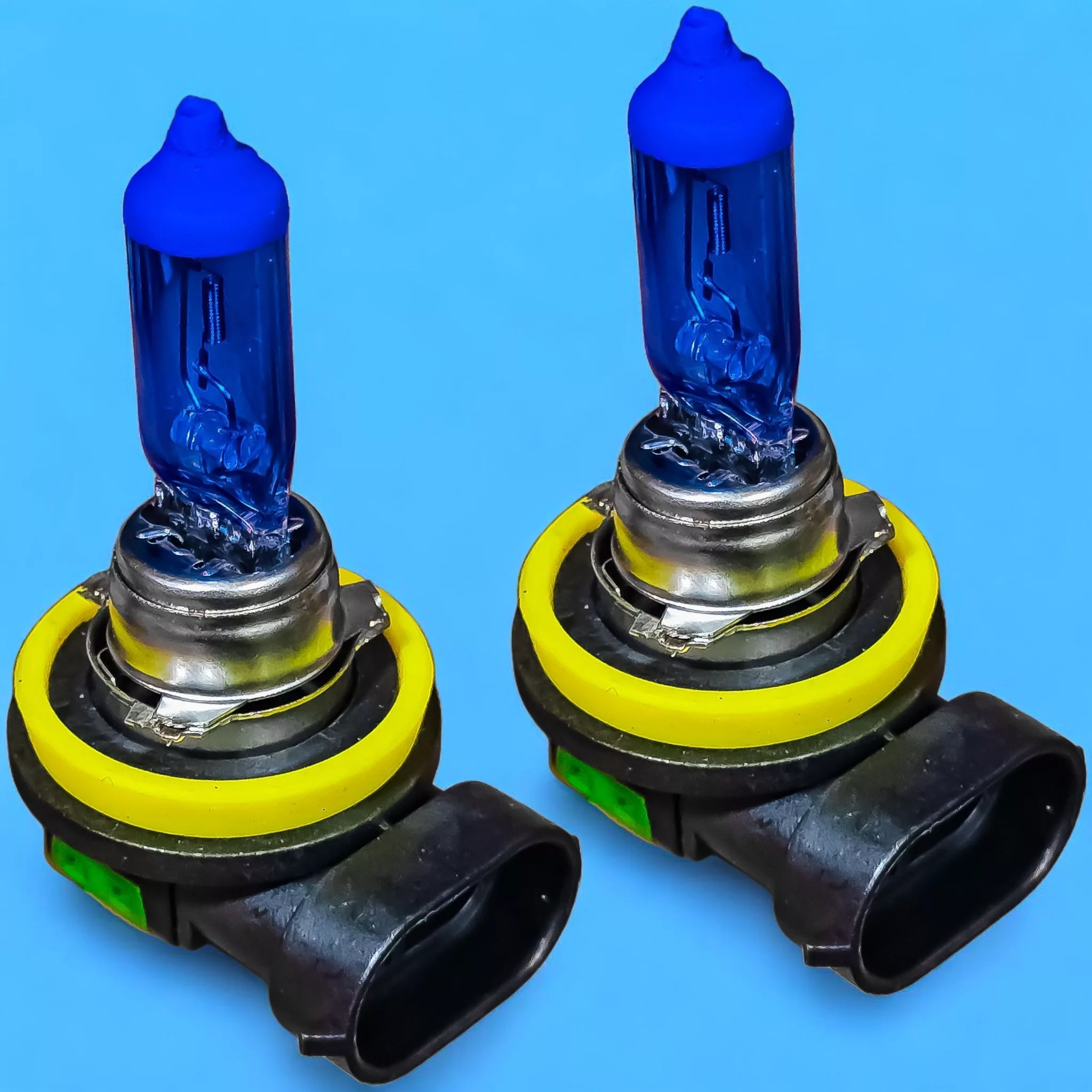 لامپ مه شکن چراغ جلو تک حالته بست یدک مدل یخی پایه H11 مناسب برای برلیانس V5 بسته ۲ عددی