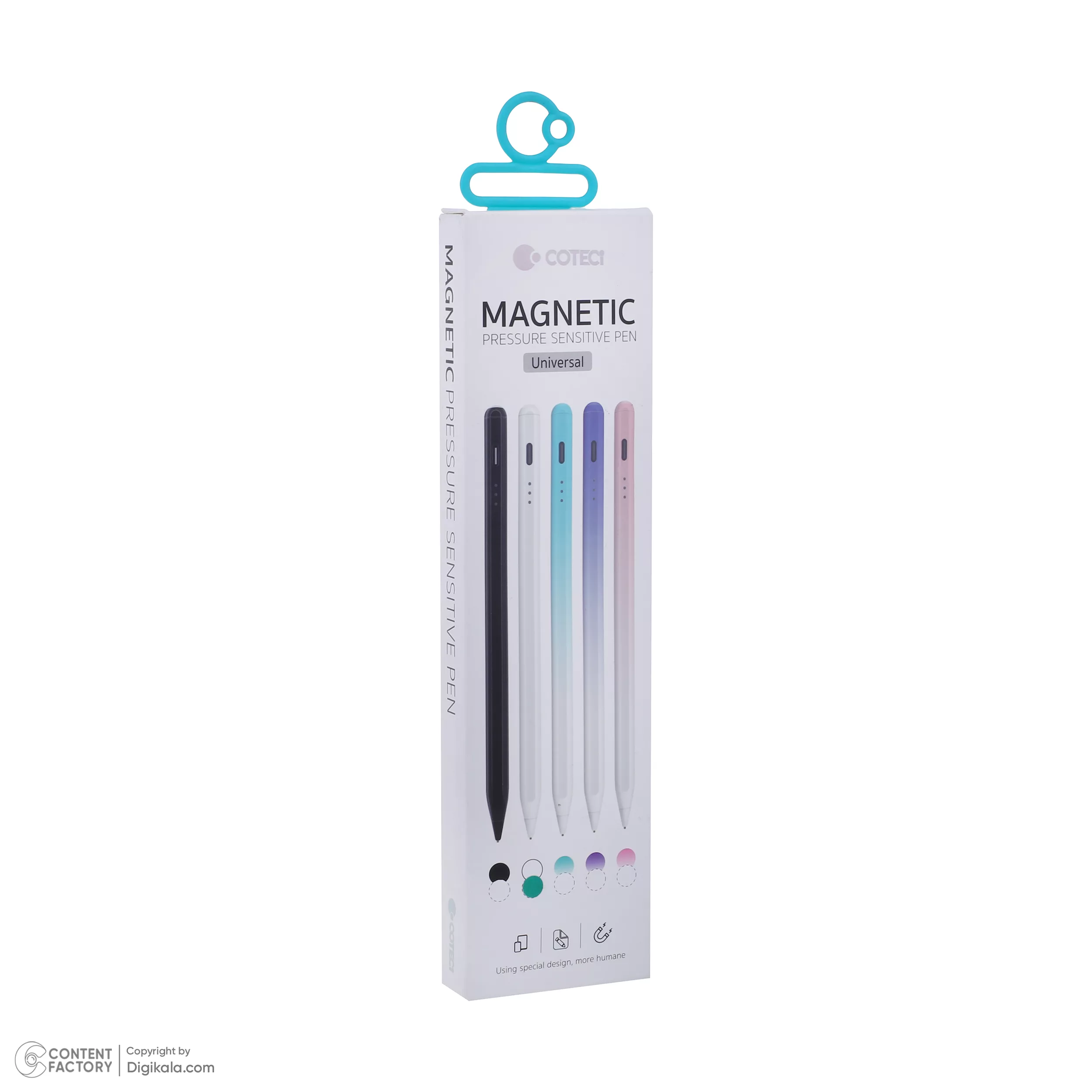 قلم لمسی کوتسی مدل Magnetic Pressure Sensitive Pen 62010-WH