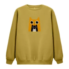 سویشرت زنانه مدل سه گربه کد 2