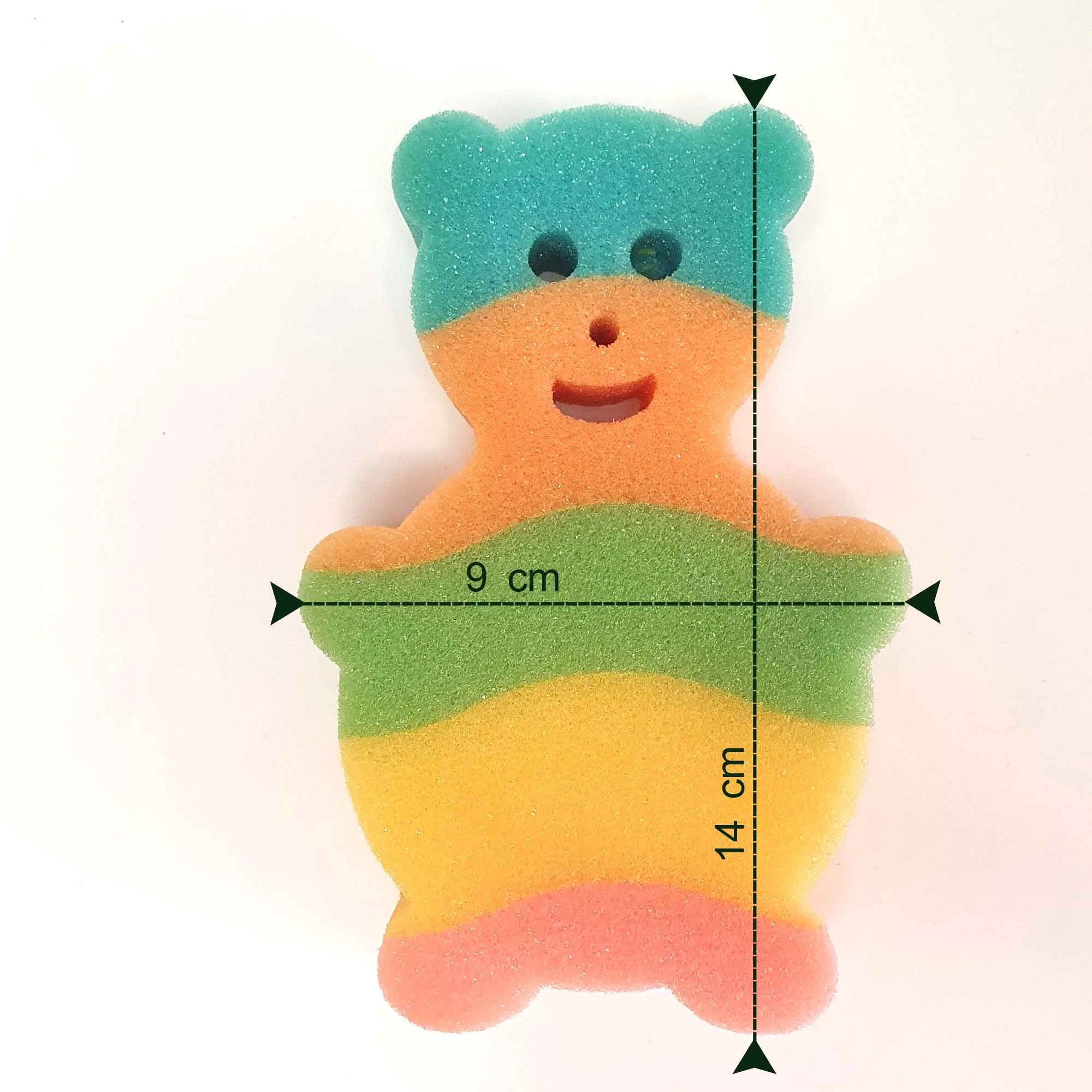 لیف حمام کودک آکوا ماساژ مدل X3 کد 104 بسته 3 عددی