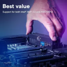 رم دسکتاپ DDR5 تک کاناله 5600 مگاهرتز CL46 کروشیال مدل CT16G56C46U5 ظرفیت 16 گیگابایت
