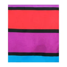 کاور تشک مهمان آدنو مدل Colored stripes کد CH41 یک نفره سایز 90×190 سانتی متر