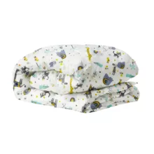 روکش لحاف کتان آدنو مدل حیوانات کد FI45 یک نفره سایز 220×160 سانتی‌متر