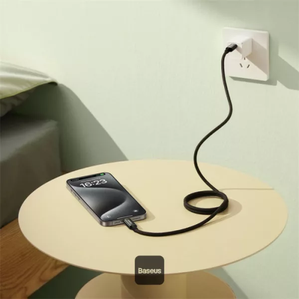 کابل USB-C بیسوس مدل Tungsten Gold Magnetic 100W طول 1 متر