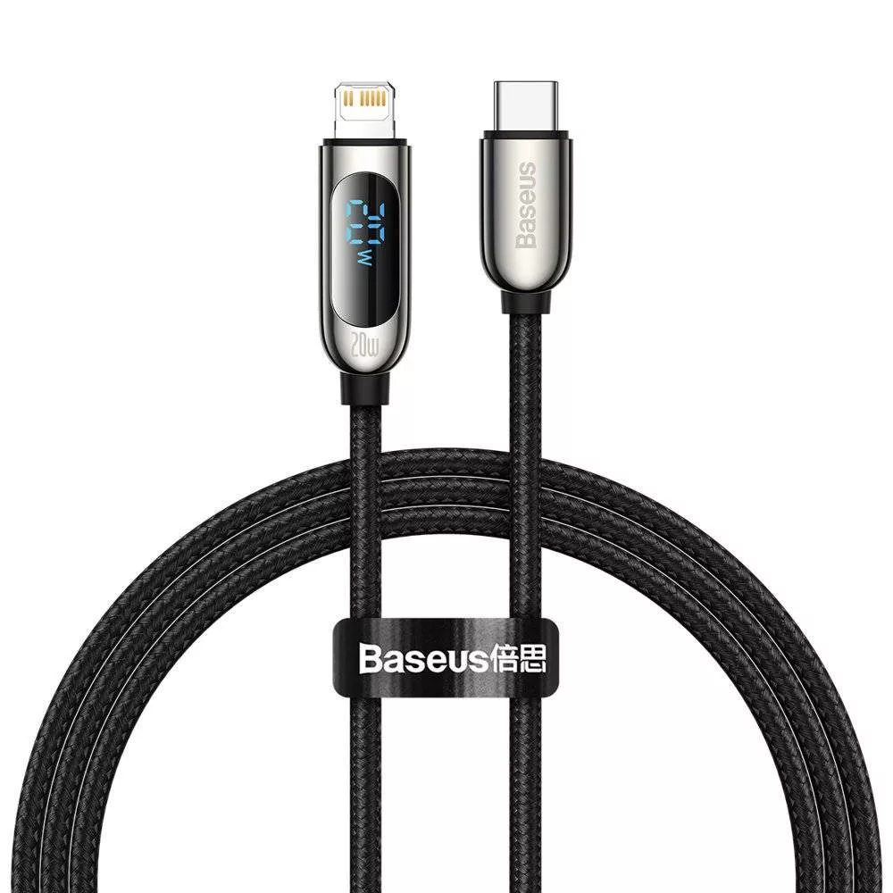 کابل تبدیل  USB-C به لایتنینگ باسئوس مدل Display Fast Charging-20w طول 1 متر