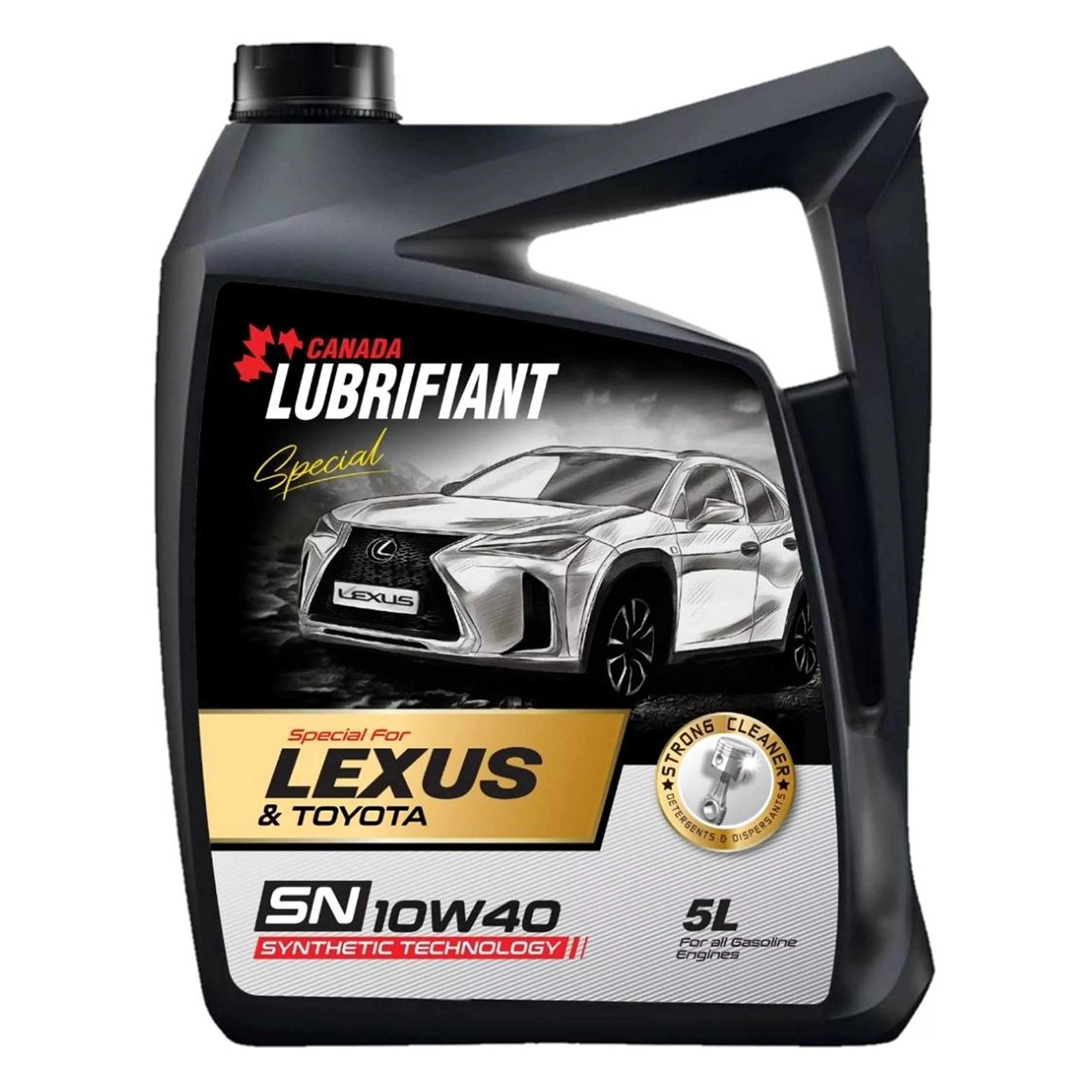 روغن موتور کانادا لوبریفنت مدل اسپیشیال 10W40 SN TOYOTA & LEXUS حجم 5 لیتر