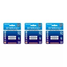 باتری نیم قلمی قابل شارژ پاناسونیک مدل eneloop 800mAh بسته 6 عددی