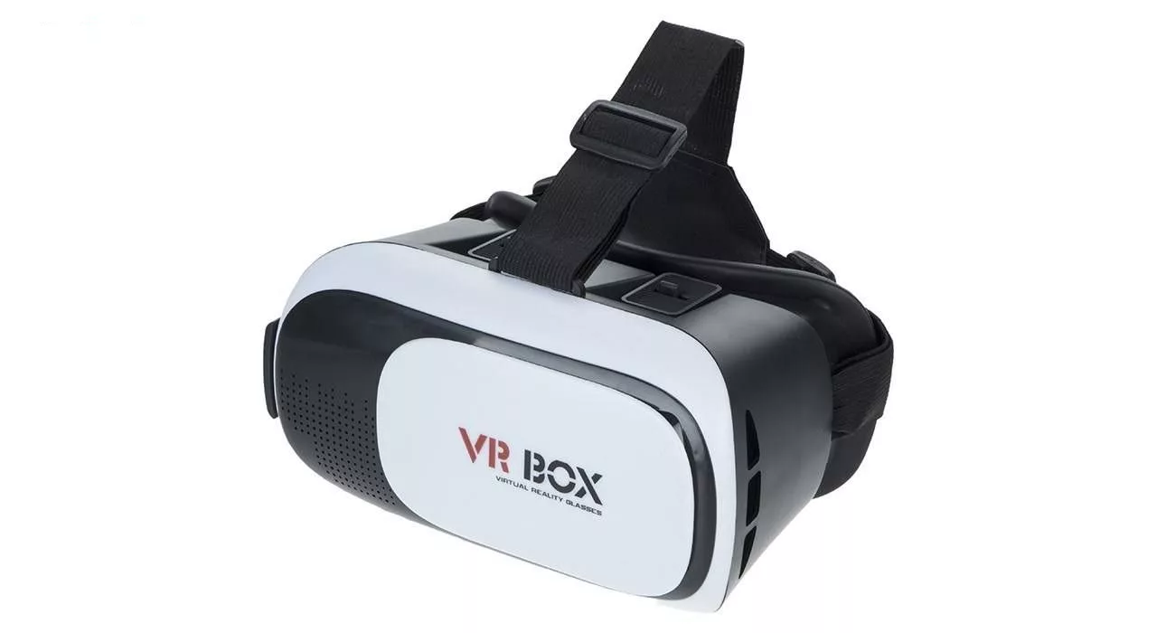 هدست واقعیت مجازی وی آر باکس مدل VR Box به همراه DVD نرم افزار و پنکه همراه microUSB