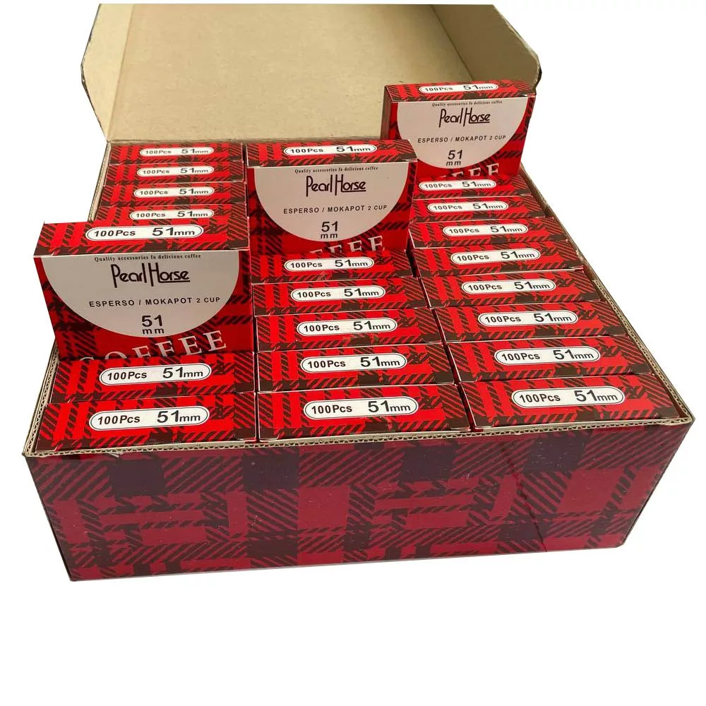 فیلتر قهوه مدل پرل هاورس اسپرسو و موکاپات 30 بسته 100 عددی