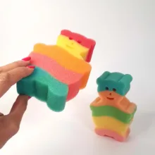 لیف حمام کودک آکوا ماساژ مدل X3 کد 104 بسته 3 عددی