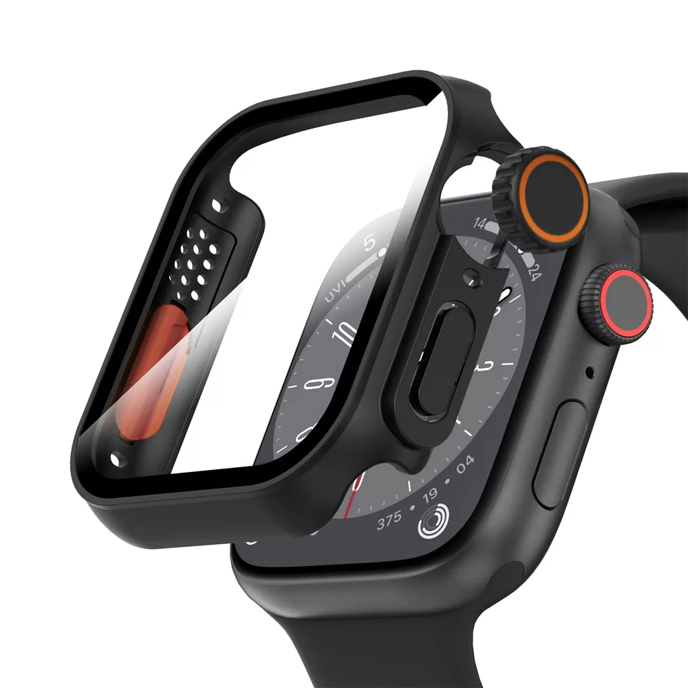 بند ساعت آکوآرا مدل Acero Ultra مناسب برای اپل واچ 44 میلیمتری سری SE 2022 Aluminum Case / SE 2021 Aluminum Case / 5 / 6 / SE به همراه کاور