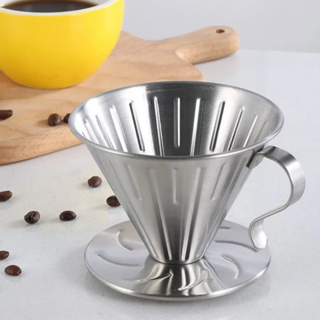 دریپر قهوه مدل V60 steel کد 4