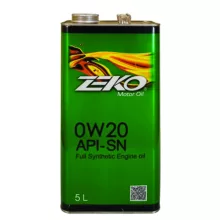 روغن موتور خودرو زیکو مدل 0W20-API SN حجم 5 لیتر