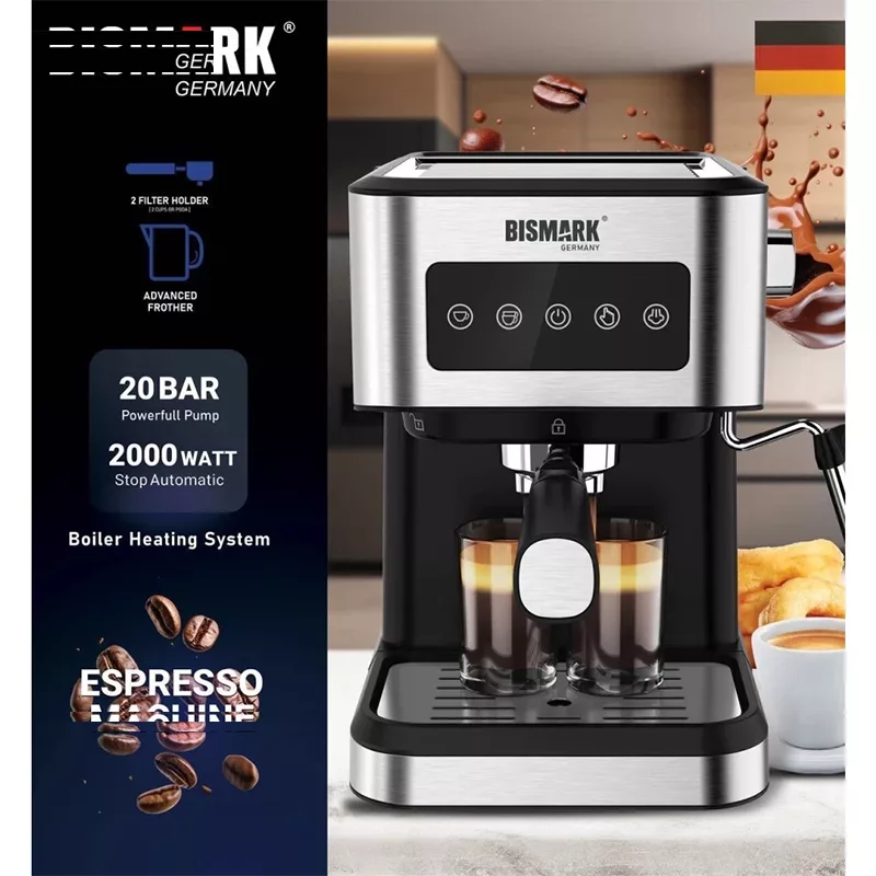 اسپرسو ساز 1000 میلی‌لیتر بیسمارک مدل BM102