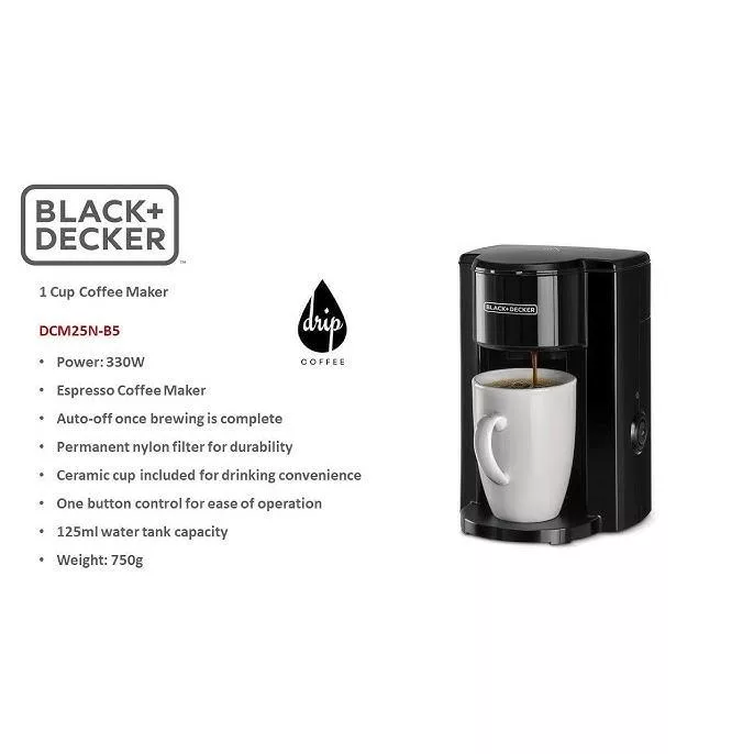 قهوهساز بلک اند دکر مدل DCM25N-B5