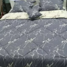 روکش لحاف مدل مرمر نیکیا یک نفره سایز 220×160 سانتی متر