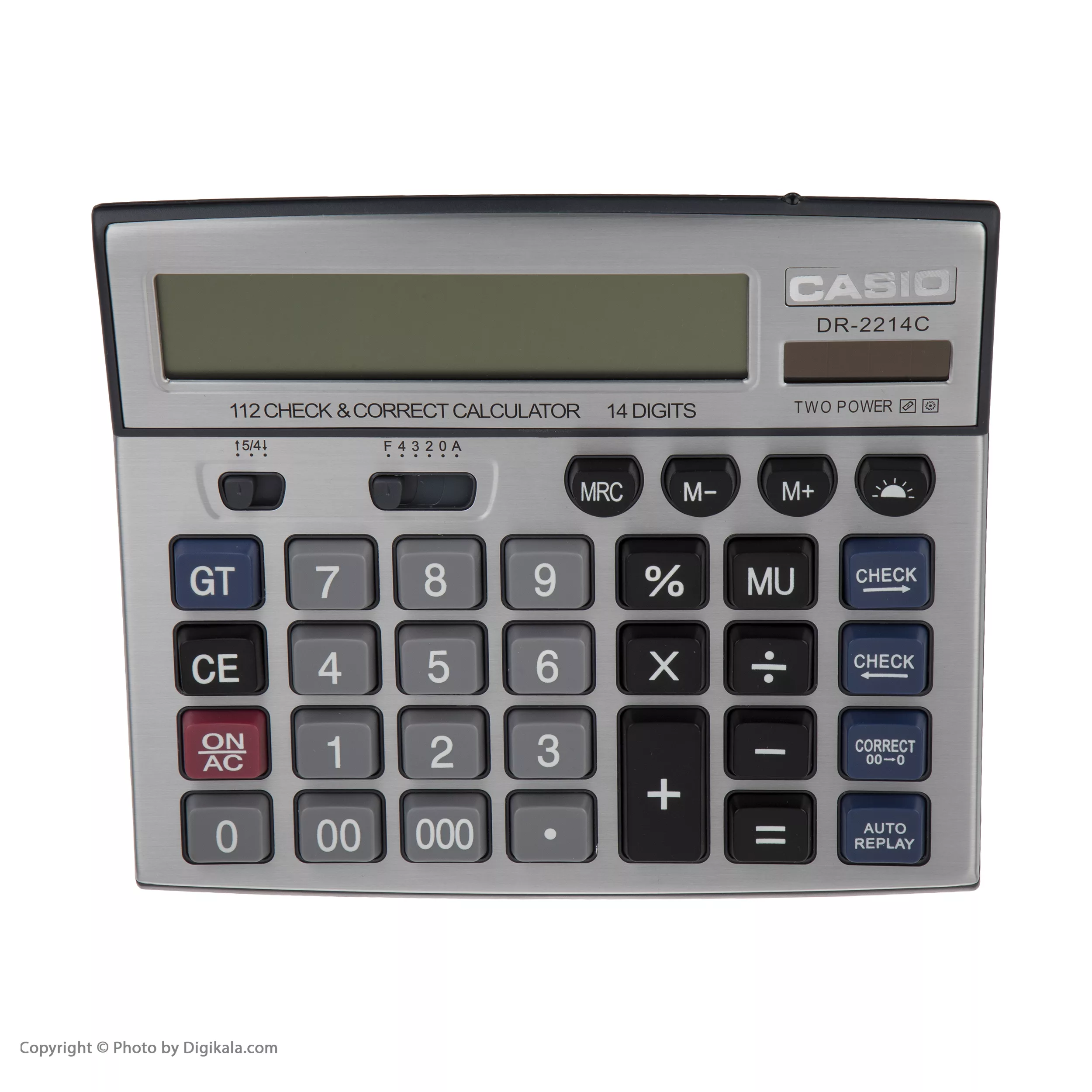 ماشین حساب کاسیو مدل DR-2214C