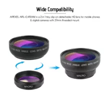 لنز کلیپسی موبایل اپیکسل مدل APL-0.45WM کد wide angle&macro