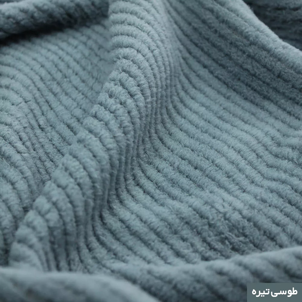 شال مبل شاران هوم مدل مخملی طرح راه راه سایز 250×170 سانتی متر